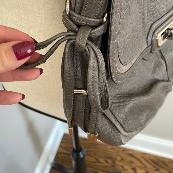 COACH hobo with gold details and toffany blue interior retail $495 - Picture 5 of 16